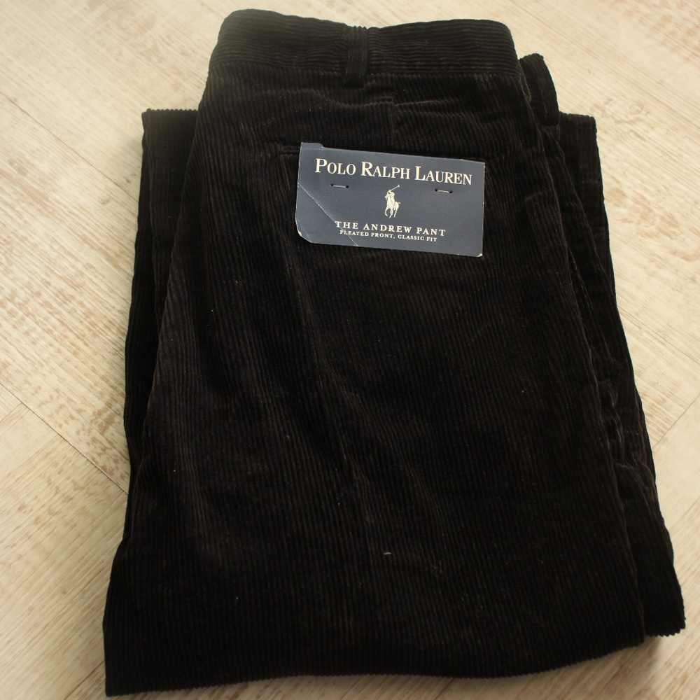 NWT Polo Ralph Lauren andrew fit corduroy pants